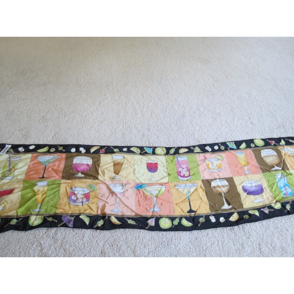 Redfish Designs 100% Silk Cocktail Scarf